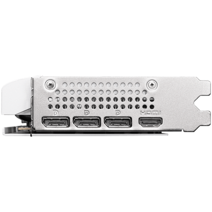 MSI Video Card NVIDIA GeForce RTX 5060 Ti 16G VENTUS 2X WHITE PLUS, 16GB GDDR7, 128-bit, 2587 MHz Boost, 4608 CUDA Cores, PCIe 5.0 (x8), 3x DP 2.1b, HDMI 2.1b, RAY TRACING, Dual Fan, 180W TDP, 8-pin PCIe Power, G-SYNC, 2-Slot, 3Y