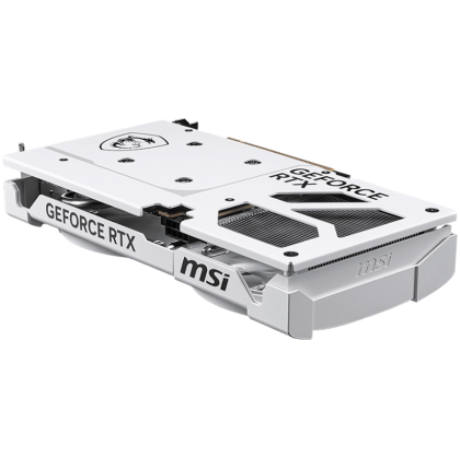 MSI Video Card NVIDIA GeForce RTX 5060 Ti 16G VENTUS 2X WHITE PLUS, 16GB GDDR7, 128-bit, 2587 MHz Boost, 4608 CUDA Cores, PCIe 5.0 (x8), 3x DP 2.1b, HDMI 2.1b, RAY TRACING, Dual Fan, 180W TDP, 8-pin PCIe Power, G-SYNC, 2-Slot, 3Y