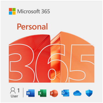 Microsoft M365 Personal Subscription FY25H2 Online Product Key License 1 License Eurozone Downloadable Click to Run ESD NR 1 Year