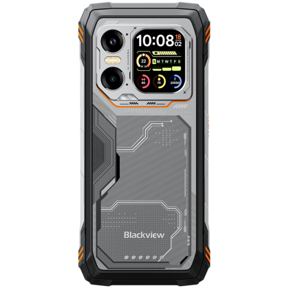 Blackview XPLORE 1 Rugged Phone 6.78" FHD+ + 2.01" Secondary , 16+512GB Dimensity 7050 50+64MP,Night Vision , Android 15 , 20000mAh + 55W , 5G , Orange, Rugged , MIL-STD)