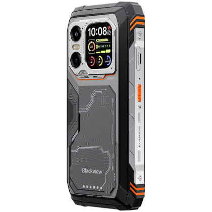 Blackview XPLORE 1 Rugged Phone 6.78" FHD+ + 2.01" Secondary , 16+512GB Dimensity 7050 50+64MP,Night Vision , Android 15 , 20000mAh + 55W , 5G , Orange, Rugged , MIL-STD)