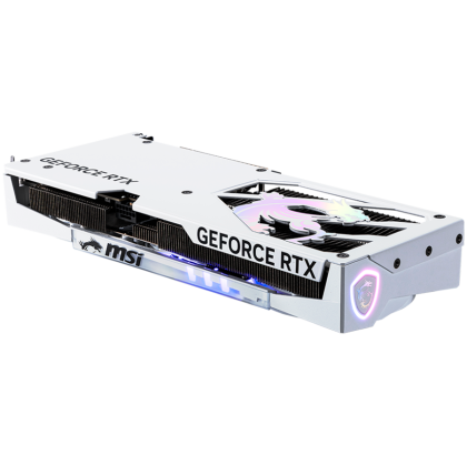MSI Video Card NVIDIA GeForce RTX 5060 Ti 16G GAMING TRIO OC WHITE, 16GB GDDR7, 128-bit, 2662 MHz Boost, 4608 CUDA Cores, PCIe 5.0 (x8), 3x DP 2.1b, HDMI 2.1b, RAY TRACING, Triple Fan, 180W TDP, 16-pin PCIe 5.0 (12V-2x6), G-SYNC, 2.25-Slot, 3Y