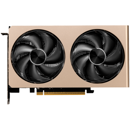 MSI Video Card NVIDIA GeForce RTX 5060 8G INSPIRE 2X OC, 8GB GDDR7, 128-bit, 2535 MHz Boost, 3840 CUDA Cores, PCIe 5.0 (x8), 3x DP 2.1b, HDMI 2.1b, RAY TRACING, Dual Fan, 145W TDP, 8-pin PCIe Power, G-SYNC, 2-Slot, 3Y