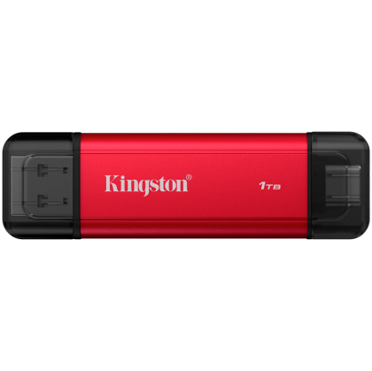 Kingston 1TB Dual USB-A/C Portable SSD, Up to 1050MB/s USB 3.2 Gen 2