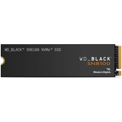 SSD POWERED BY SANDISK WD Black SN8100 2TB M.2 2280 PCIe Gen5 x4 NVMe, Read/Write: 14900/14000 MBps, IOPS 2300K/2400K, TBW: 1200