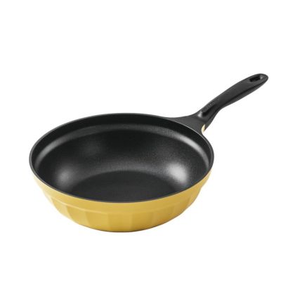 BUYDEEM Cast Aluminum Nonstick Frying Pan 30 cm, model CP102, color Mellow Yellow