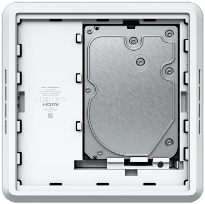 Ubiquiti UniFi UNVR-Instant-KIT-EU Compact Protect NVR Kit, includes (1) UniFi Protect NVR Instant with (4) G5 Turret Ultra cameras and (1) 1TB HDD, delivering an all-in-one solution for fast and effortless setup