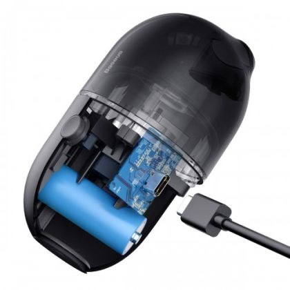 Мини прахосмукачка Baseus C2 Desktop Capsule Vacuum Cleaner Black