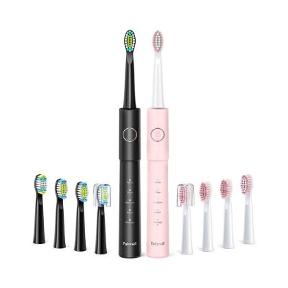 Комплект Електрически четки за зъби Fairywill E11 Sonic Toothbrush Black/Pink