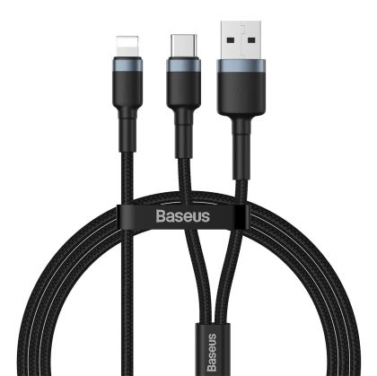 Кабел Baseus Cafule Cable 2in1 USB Type-C / Lightning