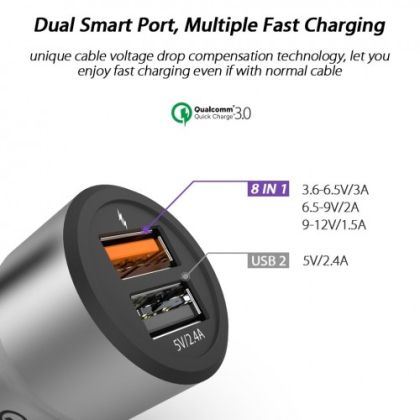 Зарядно за автомобил Celbro USB Quick Charge 3.0
