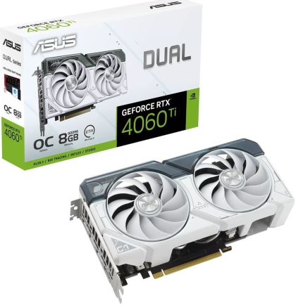 ASUS GeForce RTX 4060 Ti DUAL OC White 8GB 