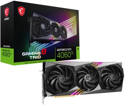 MSI GeForce RTX 4060 Ti Gaming X Trio 8GB 