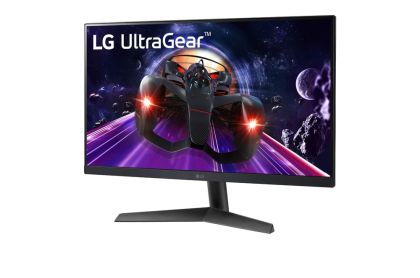 Монитор LG 24GN60R-B, UltraGear, 23.8" IPS, AG, 1ms GtG, 144Hz, 1000:1, 300cd/m2, Full HD 1920x1080, NVIDIA G-SYNC, Radeon FreeSync, HDR 10, sRGB 99%, HDMI, DisplayPort, Reader Mode, Headphone out, Tilt, Black