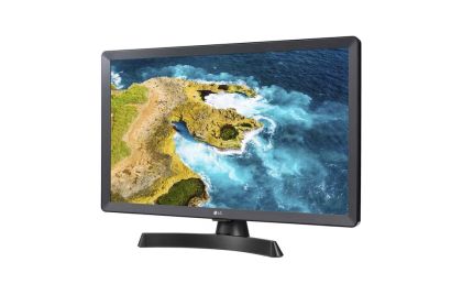 Монитор LG 24TQ510S-PZ, 23.6" WVA, LED, Smart webOS, TV Tuner DVB-T2/C /S2, 1000:1, Mega DFC, 200cd, 1366x768, AI SOUND, WiFi, HDMI, Bluetooth, USB 2.0, HOTEL MODE, AirPlay, Speaker 2x5W, Black