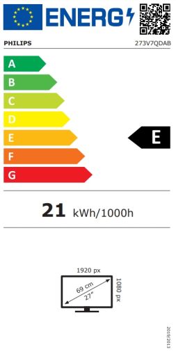 Монитор Philips 273V7QDAB, 27