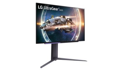 Монитор LG 27GR95QE-B 26.5", UltraGear OLED 0.03ms (GtG), AG, QHD (2560x1440), 240Hz, HDR10, 1500000:1, 1000cd/m2, DCI-P3 98.5%, USB3.0 (1up/2down), VRR, AMD Free-sync, NVIDIA G-Sync, HDMI, DP, Height Adjustable, Pivot, Tilt, Swive, Headphone Out, Black