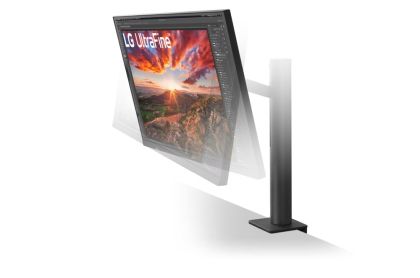 Монитор LG 27UN880P-B, 27" UltraFine UHD, IPS 4K, 5ms, 1000:1, 350cd/m2, 3840 x 2160, sRGB 99%, HDR 400, HDMI, USB-C, DisplayPort, AMD FreeSync, Headphone out, Tilt, Height (Range), Swivel, Pivot, MAXX Audio 5W, Black