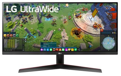 Монитор LG 29WP60G-B, 29" UltraWide Full HD, IPS Panel, 1ms MBR, 1000:1, 250 cd/m?, 21:9, 2560 x 1080, HDR 10, sRGB 99%, FreeSync, Reader Mode, 75Hz, USB Type-C, HDMI, DP, Tilt, Headphone Out, Black