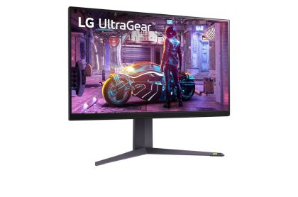 Монитор LG 32GQ850-B, 31.5" UltraGear Nano IPS with ATW, AG, 1ms GtG, 1000:1, 450cd/m2, QHD (2560x1440), 240Hz, Reader Mode, FreeSync, G-SYNC, VRR, HDR 600, DCI-P3 98%, USB, HDMI, DisplayPort, Height Adjustable, Pivot, Tilt, Headphone out,  Black