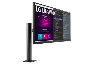 Монитор LG 34WN780P-B, 34" UltraWide Ergo IPS AG, 5ms, CR 1000:1, 300 cd/m2, 21:9, QHD (3440x1440), HDR 10, sRGB 99% , AMD FreeSync, Reader Mode, 75Hz, USB hub 3.0, HDMI, DisplayPort, Speaker 7Wx2, Height Adjustable, Tilt, Swivel, Extend, Retract, Black