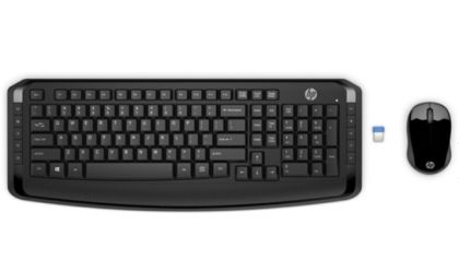 Клавиатура HP Wireless Keyboard & Mouse 300 EURO