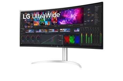 Монитор LG 40WP95CP-W, 39.7" 21:9 Curved UltraWide 5K2K Nano IPS AG, 5ms, 300 cd/m2, 1000:1, Mega DFC, 5120x2160, DCI-P3 98%, HDR 10, AMD FreeSync, USB 3.0, Thunderbolt 4, USB Type-C, HDMI, DisplayPort, 2x5W, PBP, Tilt, Height, Swivel, Tiltan