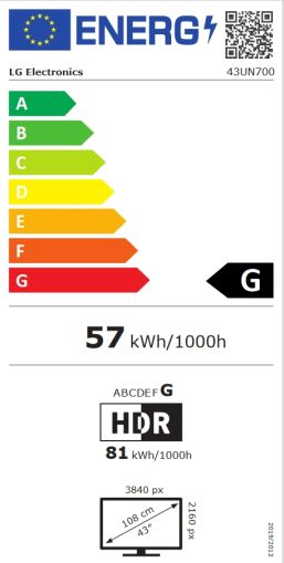 Монитор LG 43UN700P-B, 42.50