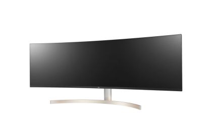 Монитор LG 49WL95CP-W, 49" 32:9 Curved UltraWide Dual QHD 5120x1440 IPS Panel, USB Type-C, 5ms, 350 cd/m2, 1000:1, HDR10, sRGB 99%, FreeSync, 3 PBP, HDMI, DisplayPort, Speacer 2ch 10W, Tilt, Height, Swivel, Tiltan