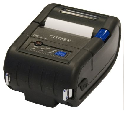 Етикетен принтер Citizen Mobile Receipts printer CMP-20II Direct thermal Print Speed 80mm/s, Print Width(max.)48mm/Media Width 58mm/Roll Size 48mm, Resol.203dpi/Print Sizes 2
