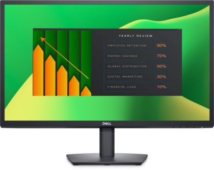 Монитор Dell E2423H, 23.8" Wide LED Anti-Glare, VA Panel, 5ms, 1000:1, 250 cd/m2, 1920X1080 Full HD, ComfortView, VGA, Display Port, Tilt, Black