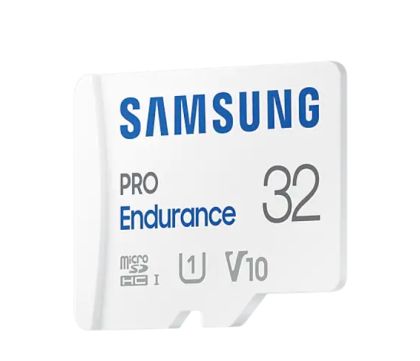 Памет Samsung 32 GB micro SD PRO Endurance, Adapter, Class10, Waterproof, Magnet-proof, Temperature-proof, X-ray-proof, Read 100 MB/s - Write 30 MB/s