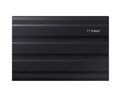 Твърд диск Samsung Portable NVME SSD T7 Shield 2TB , USB 3.2 Gen2, Rugged, IP65, Read 1050 MB/s Write 1000 MB/s, Black