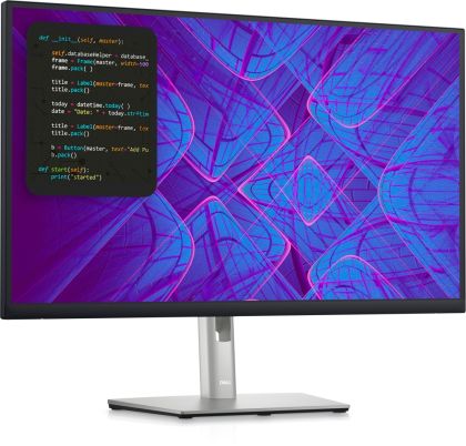 Монитор Dell P2723QE, 27" IPS LED AG, 5ms, 1000:1, 350 cd/m2, 4K 3840x2160, 99% Srgb, HDMI, DP, USB-C hub, USB 3.2 Gen, RJ45, ComfortView, Height, Pivot, Swivel, tilt, Black