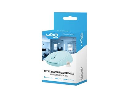 Мишка uGo Mouse Pico MW100 Wireless Optical 1600DPI Blue