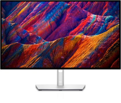 Монитор Dell U2723QE, 27" IPS Anti-Glare, UltraSharp InfinityEdge, 5ms, 2000:1, 400 cd/m2, 4K 3840x2160, 100% sRGB, HDMI, DisplayPort, USB 3.2 Gen 2/USB-C hub, RJ45, ComfortView Plus, Height Adjustable, Pivot, Swivel, Tilt, PiP, PbP, Grey