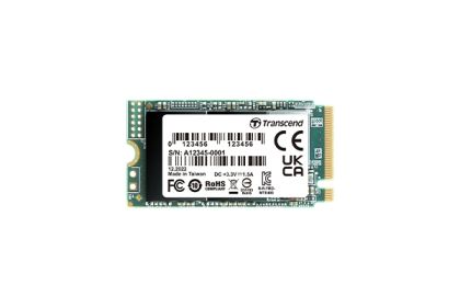 Твърд диск Transcend 1TB, M.2 2242, PCIe Gen3x4, NVMe, 3D TLC, DRAM-less