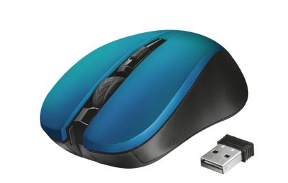 Мишка TRUST Mydo Silent Wireless Mouse BLU