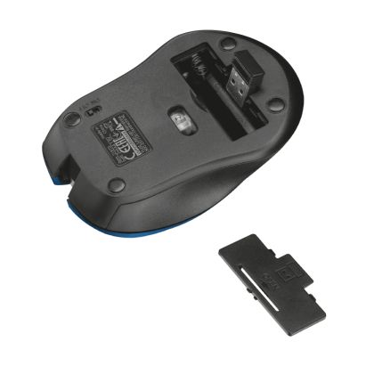 Мишка TRUST Mydo Silent Wireless Mouse BLU