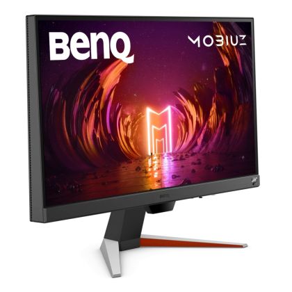 Монитор BenQ MOBIUZ EX240N 23.8" VA, 1920x1080 FHD, 1ms 165Hz, 250 cd/m2, FreeSync Premium, HDMI 2.0, DP, HDRi, B.I.+, treVolo 2x 2.5W speakers, Tilt (down/up) -5 - 15°, Eye-care VESA 100x100, Silver + Genesis Gaming Mouse Zircon 550 Wireless 8000 DPI Bla