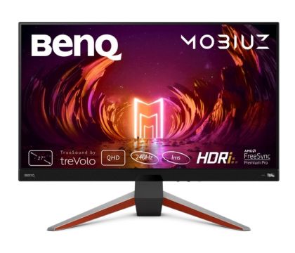 Монитор BenQ MOBIUZ EX270QM 27"IPS, 2K 2560x1440 WQHD,Loc. dimming, 1ms GtG, 240Hz, Fr.SyncPrem.Pro, HDMI2.1 x2, DP1.4 x1, USB, Disp.HDR 600,treVolo 2.1CH Sp.(2.5Wx2, 5W), Tilt, Swivel, H.Adj,VESA, Silver + Genesis Gaming Mouse Zircon 550 Wireless 8000 DP