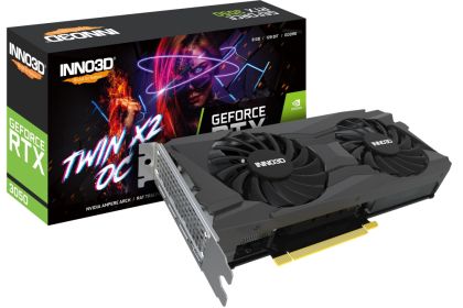 Видео карта Inno3D GeForce RTX 3050 Twin X2 OC