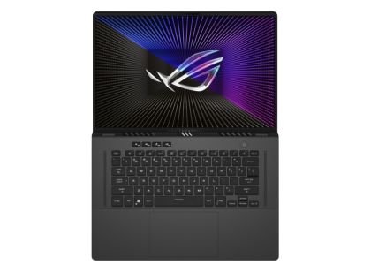 Лаптоп Asus ROG Zephyrus G16 GU603ZV-N4008W,Intel i7-12700H  2.3 GHz (24M Cache, up to 4.7 ) 240Hz,QHD+ 16:10 (2560 x 1600, WQXGA), 16GB DDR4 (on board 16),1TB PCIe4.,RTX4060 8 GB GDDR6, Wi-Fi 6E(802.11ax),Backlit Ch, Eclipse Gray