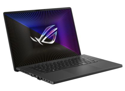 Лаптоп Asus ROG Zephyrus G16 GU603ZV-N4008W,Intel i7-12700H  2.3 GHz (24M Cache, up to 4.7 ) 240Hz,QHD+ 16:10 (2560 x 1600, WQXGA), 16GB DDR4 (on board 16),1TB PCIe4.,RTX4060 8 GB GDDR6, Wi-Fi 6E(802.11ax),Backlit Ch, Eclipse Gray