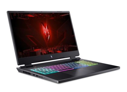 Лаптоп Acer Nitro 5, AN17-41-R4C5, Ryzen 7 7840HS (3.80GHz up to 5.10GHz, 24MB), 17.3” QHD (2560x1440) IPS, 165Hz, 16GB DDR5 (1 slot free), 1024GB PCIe SSD, RTX 4060 8GB GDDR6, Wi-Fi 6e, BT 5.1, HD Mic&Cam, RGB Backlit KB, No OS, Black