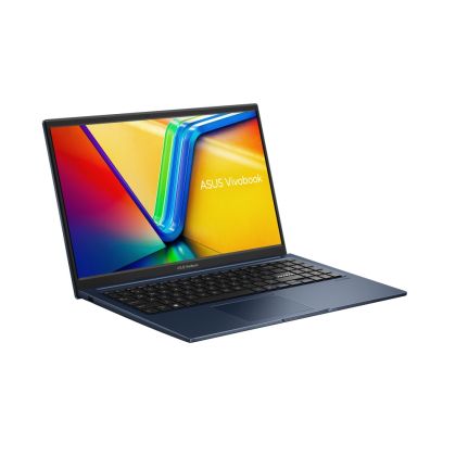 Лаптоп Asus Vivobook X1504VA-BQ512W, INTEL I5-1335U, 15.6" IPS-level Panel ,FHD, (1920x1080), DDR4 8GB(ON BD.), SSD 512G PCIE G3X2,Windows 11, Quiet Blue