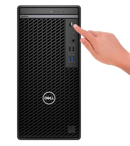 Настолен компютър Dell OptiPlex 7010 MT Plus, Intel Core i7-13700 (8+8 Cores/30MB/2.1GHz to 5.1GHz), 8GB (1X8GB) DDR5, 512GB SSD PCIe M.2, Integrated Graphics, DVD+/-RW, 260W, Keyboard&Mouse, Win 11 Pro, 3Y PS