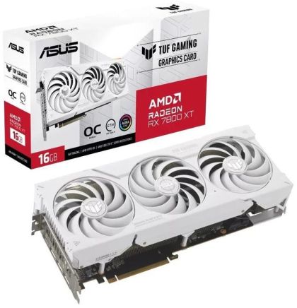 Asus Radeon RX 7800 XT TUF Gaming OC White 16GB