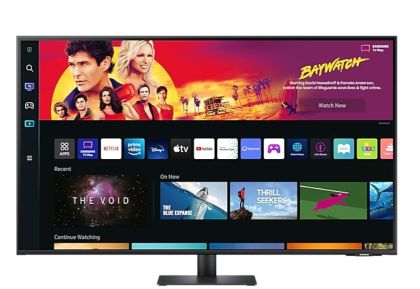 Монитор Samsung LS43BM700, 43" VA LED, SMART, 60 Hz, 4 ms GTG, 3840x2160, 300 cd/m2, USB-C, 3xUSB 2.0, 2xHDMI 1.4, Wi-Fi 5, Bluetooth 4.2, Speakers, Black