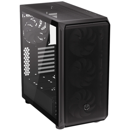 Endorfy Arx 700 ARGB, Mid-Tower, ATX/mATX/mITX, 2x USB-A (3.1 GEN 1), 1x Audio/1x Mic, 4x STRATUS 140 PWM fans, Tempered Glass, Mesh Top & Front Panel, 486×228×472 mm,  3 Year Warranty